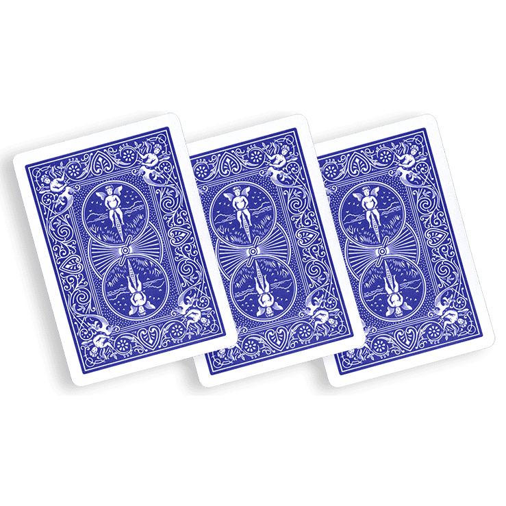 Three Way Forcing Deck Bicycle (Blue)