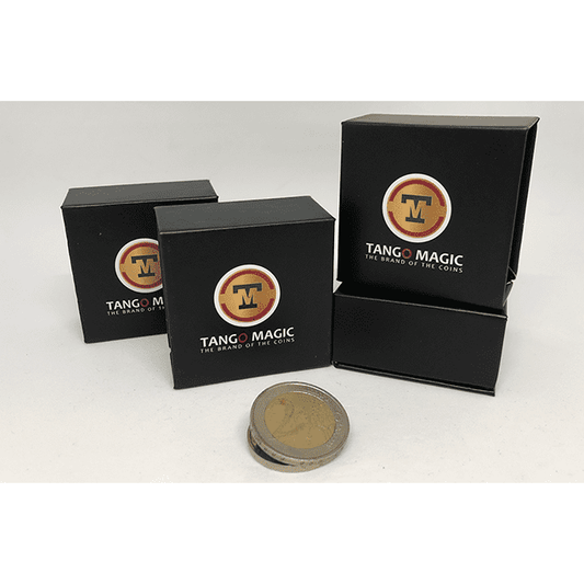 Expanded Shell Coin - (2 Euro, Steel Back) by Tango Magic - Trick (E0065)