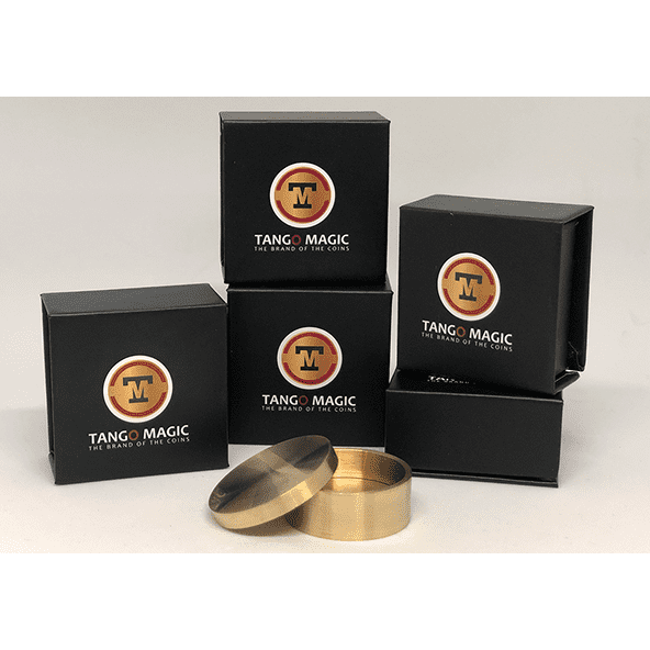 Boston Box (Brass US Quarter) by Tango Magic - Trick (B0011)