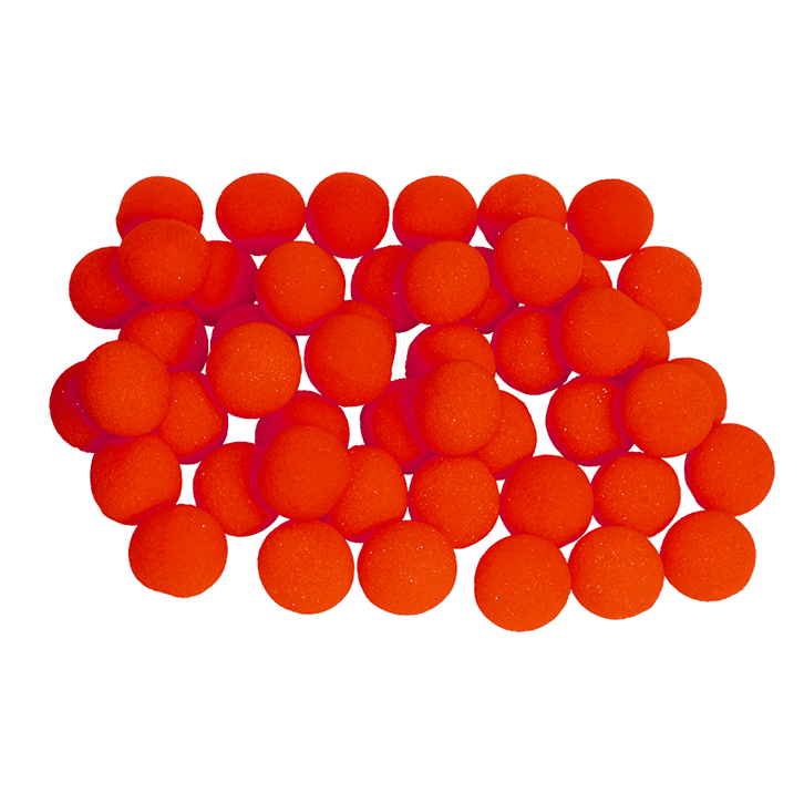 1.5 inch Super Soft Sponge Balls (Red) Bag of 50 from Magic by Gosh