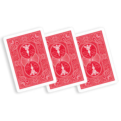 Bicycle Playing Cards 809 Mandolin Red by USPCC