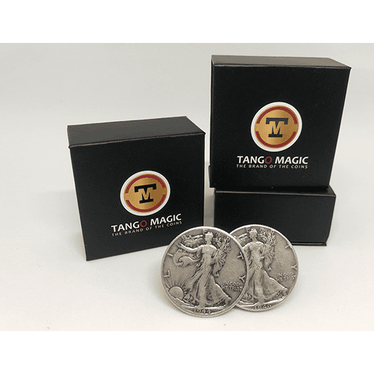 Tango Silver Line T.U.C. (D0117) Walking Liberty Half Dollar (w/DVD) by Tango - Trick