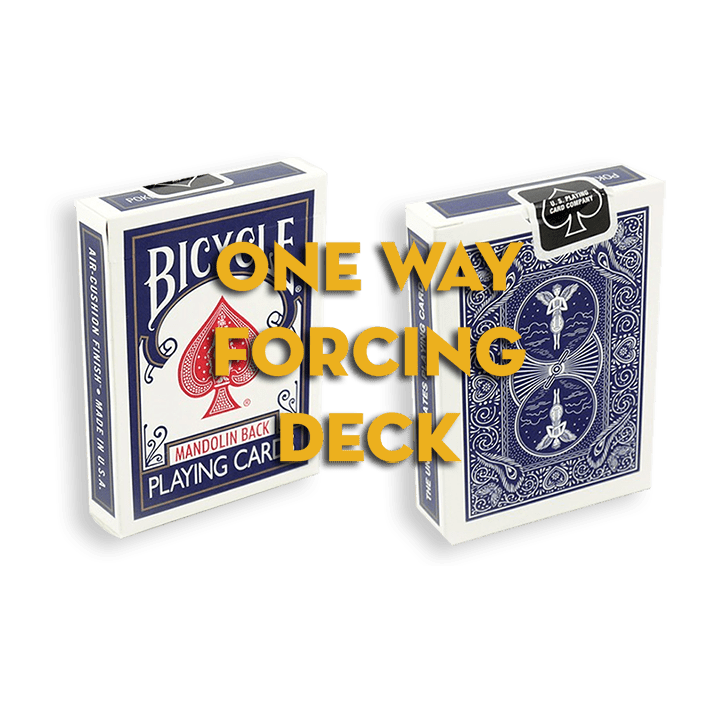 Assorted Mandolin Blue One Way Forcing Deck (assorted values)