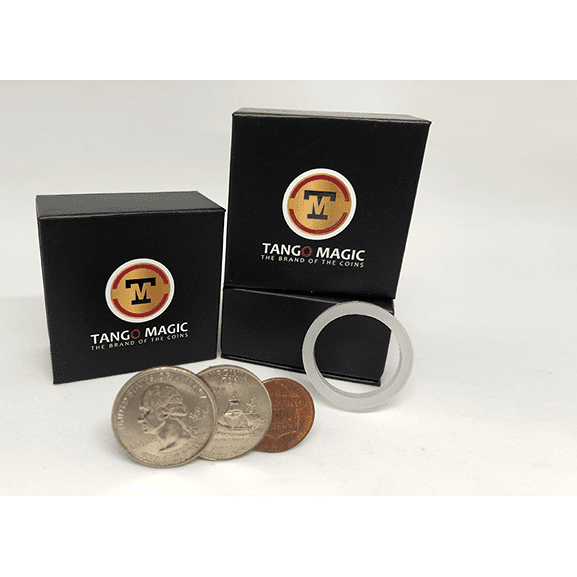 Locking Trick 61 cents (w/DVD)(2 Quarters, 1 Dime, 1 Penny) by Tango - Trick (D0130)