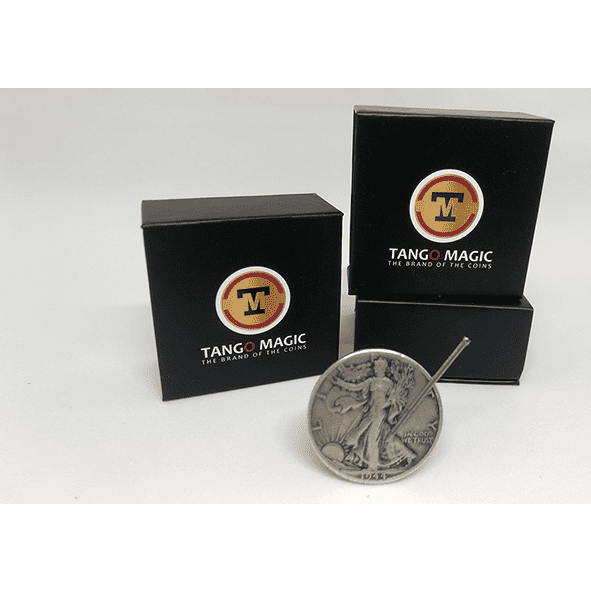 Magnetic Coin Walking Liberty (w/DVD) (D0136) by Tango - Tricks