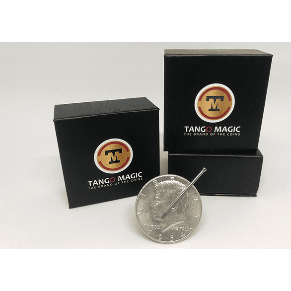 Magnetic Coin Half Dollar 1964 (w/DVD) (D0137) by Tango - Tricks