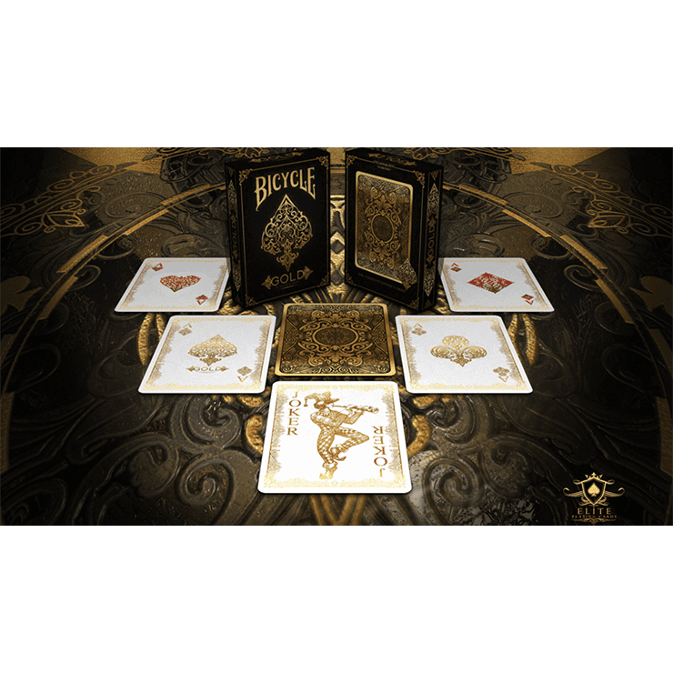 Bicycle gold deck by us playing cards hotsell