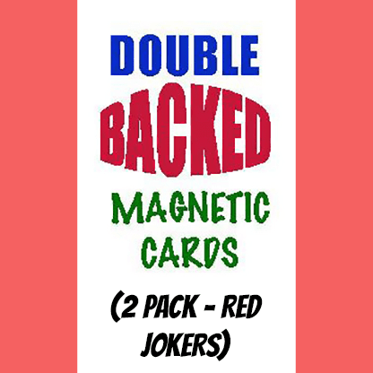 Magnetic Cards (2 pack/Red Jokers) by Chazpro Magic. - Trick