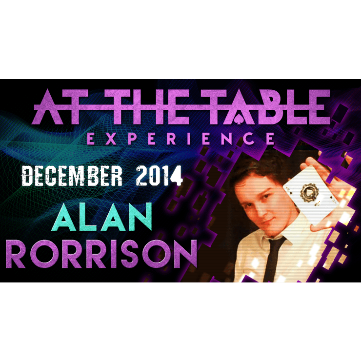 At The Table Live Lecture - Alan Rorrison 1 December 10th 2014 video DOWNLOAD