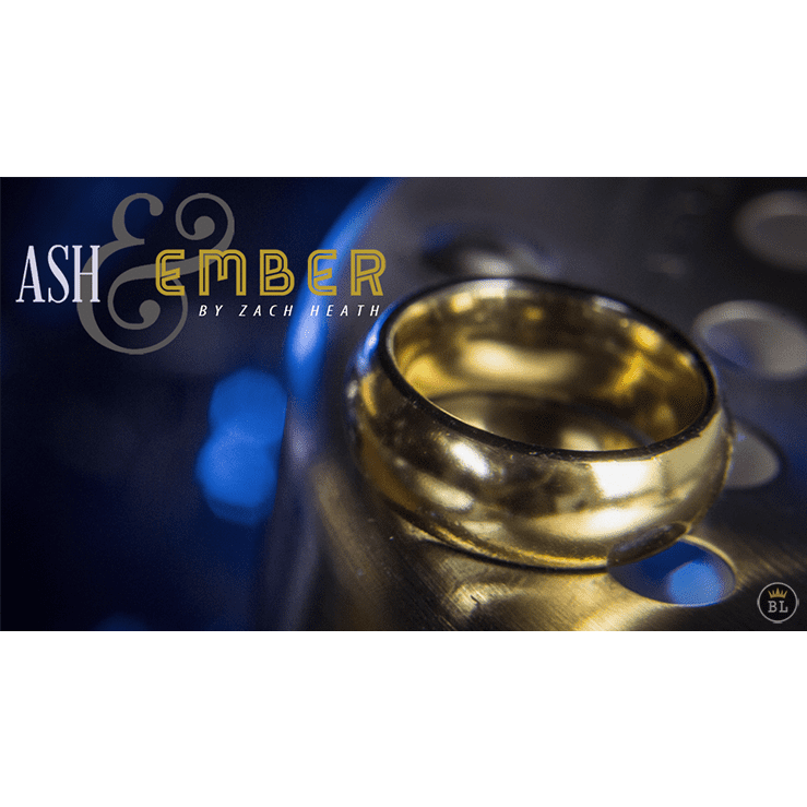 Ash and Ember Gold Curved Size 13 (2 Rings) by Zach Heath - Trick