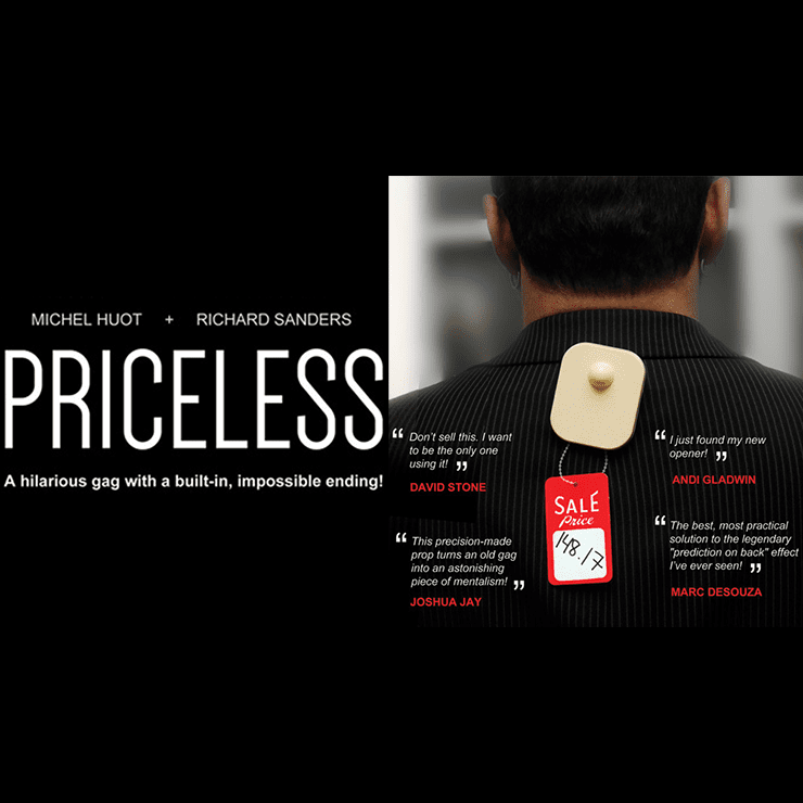 Priceless (Gimmick and Online Instructions) by Michel Huot and Richard Sanders - Trick