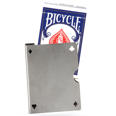 Card Guard Stainless (Perforated) by Bazar de Magic - Trick