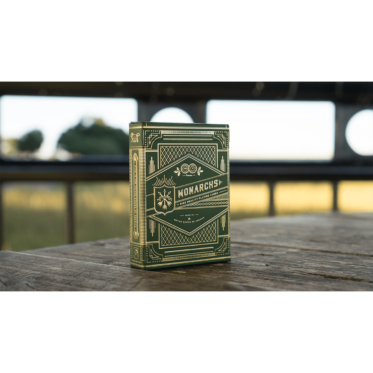 Monarch Playing Cards (Green) by theory11