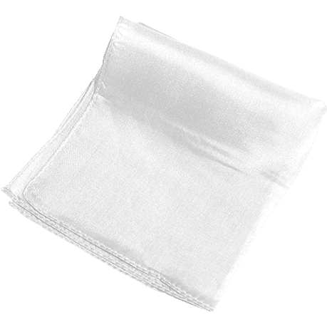 Silk 24 inch (White) Magic by Gosh - Trick