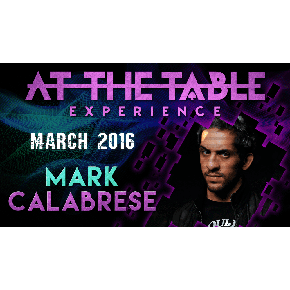 At The Table Live Lecture - Mark Calabrese 2 March 16th 2016 video DOWNLOAD