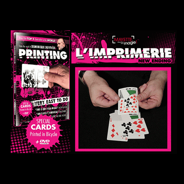 Printing 2.0 with New Ending (Gimmicks and Online Instructions) by Dominique Duvivier - Trick