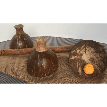 Cheppum Panthum Coconut Shell Cups and Wand set by Gary Kosnitzky - Trick