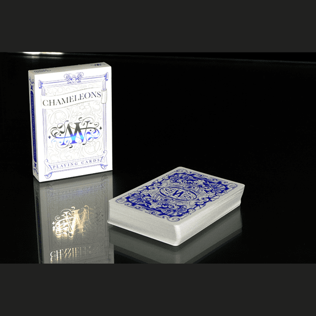 Chameleon Playing Cards (Blue) by Expert Playing Cards