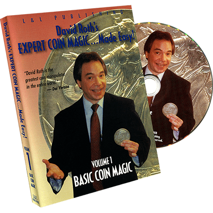 David Roth's Expert Coin Magic Made Easy Vol 1 (Basic) - DVD