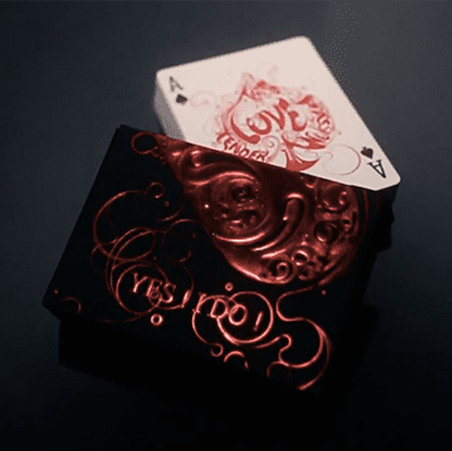 Love Promise of Vow (Red) Playing Cards by The Bocopo Playing Card Company