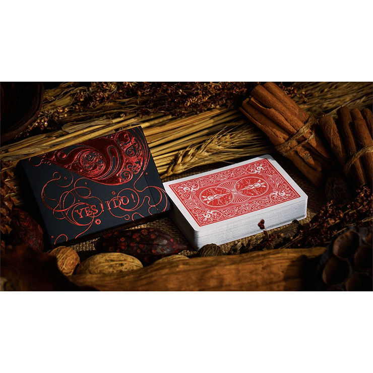 Love Promise of Vow (Red) Playing Cards by The Bocopo Playing Card Company