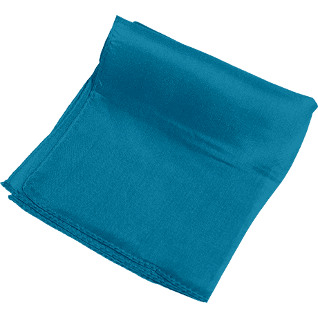 Silk 9 inch (Turquoise) Magic by Gosh - Trick