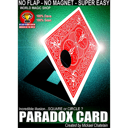 Paradox Card (Red) by Mickael Chatelain - Trick