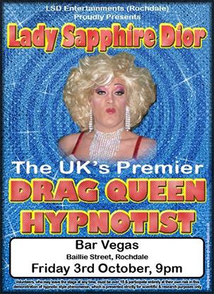 Drag Queen Comedy Stage Hypnosis Course by Jonathan Royle & Lady Sapphire Dior Mixed Media DOWNLOAD