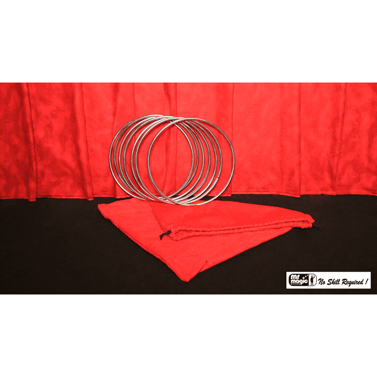 8" Linking Rings SS (7 Rings) by Mr. Magic - Trick