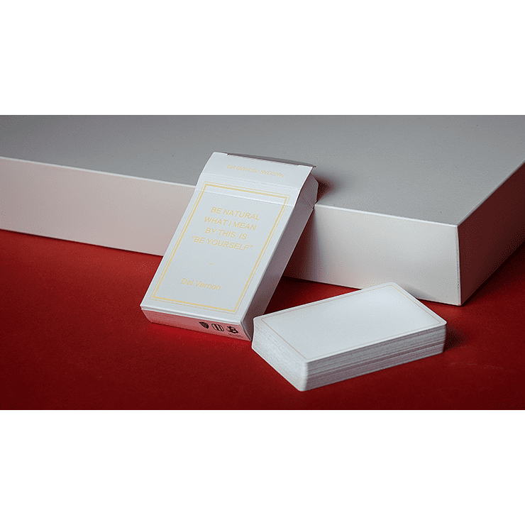 Magic Notebook Deck - Limited Edition (White) by The Bocopo Playing Card Company