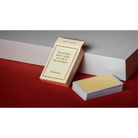 Magic Notebook Deck - Limited Edition (Champagne) by The Bocopo Playing Card Company