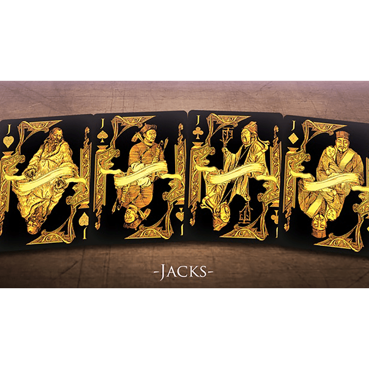 Middle Kingdom (Gold) Playing Cards Printed by US Playing Card Co