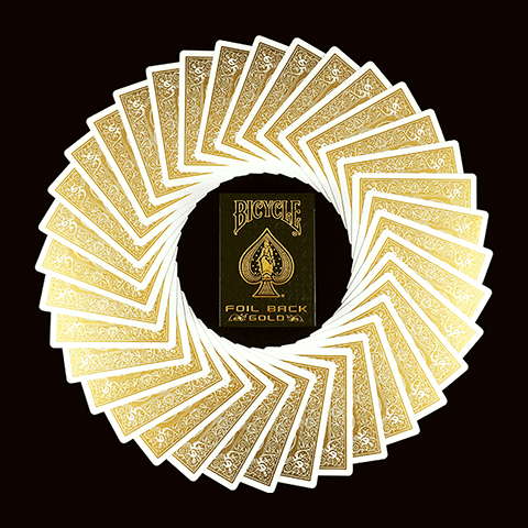 Bicycle MetalLuxe Gold Playing Cards Limited Edition by JOKARTE
