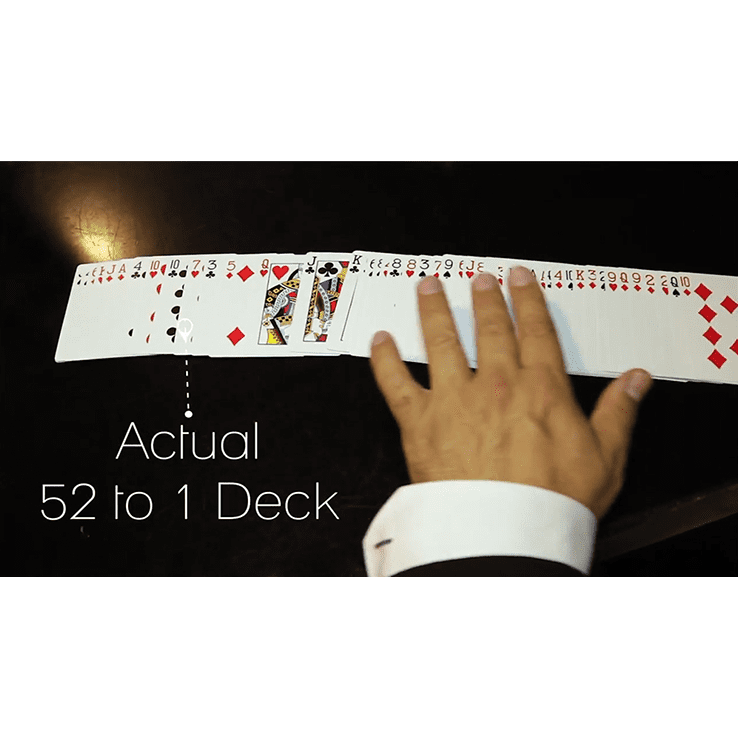 The 52 to 1 Deck Red (Gimmicks and Online Instructions) by Wayne Fox and David Penn - Trick
