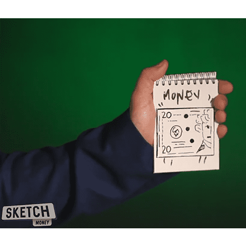 SKETCH MONEY by João Miranda and Julio Montoro - Trick