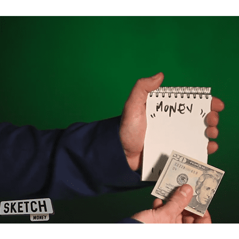 SKETCH MONEY by João Miranda and Julio Montoro - Trick