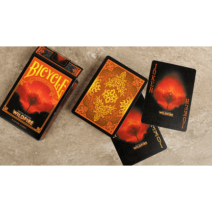 Bicycle Natural Disasters "Wildfire" Playing Cards by Collectable Playing Cards