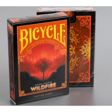 Bicycle Natural Disasters "Wildfire" Playing Cards by Collectable Playing Cards