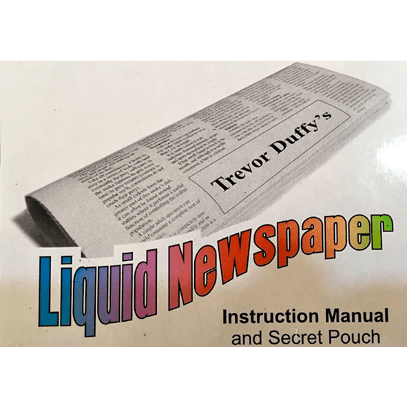 Liquid Newspaper by Trevor Duffy - Trick