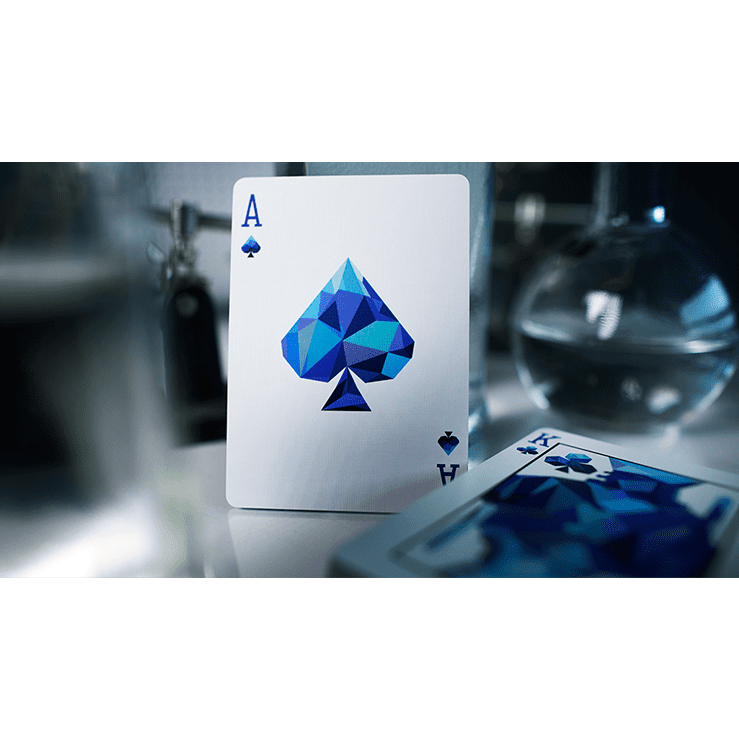 Memento Mori Blue Playing Cards