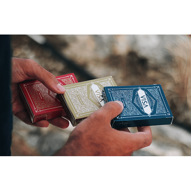 Visa Red Playing Cards by Patrick Kun and Alex Pandrea