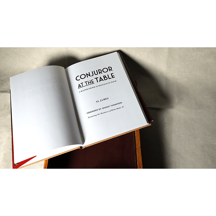 Conjuror at the Table by Al James - Book