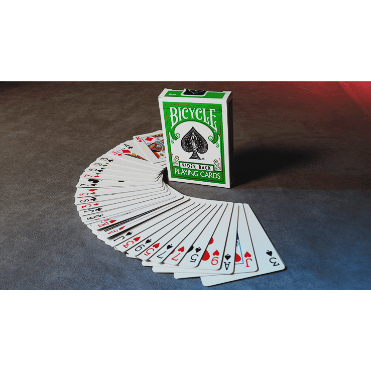 Invisible Deck Bicycle (Green) - Trick