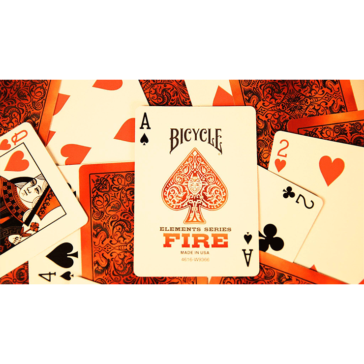 Bicycle Fire Playing Cards