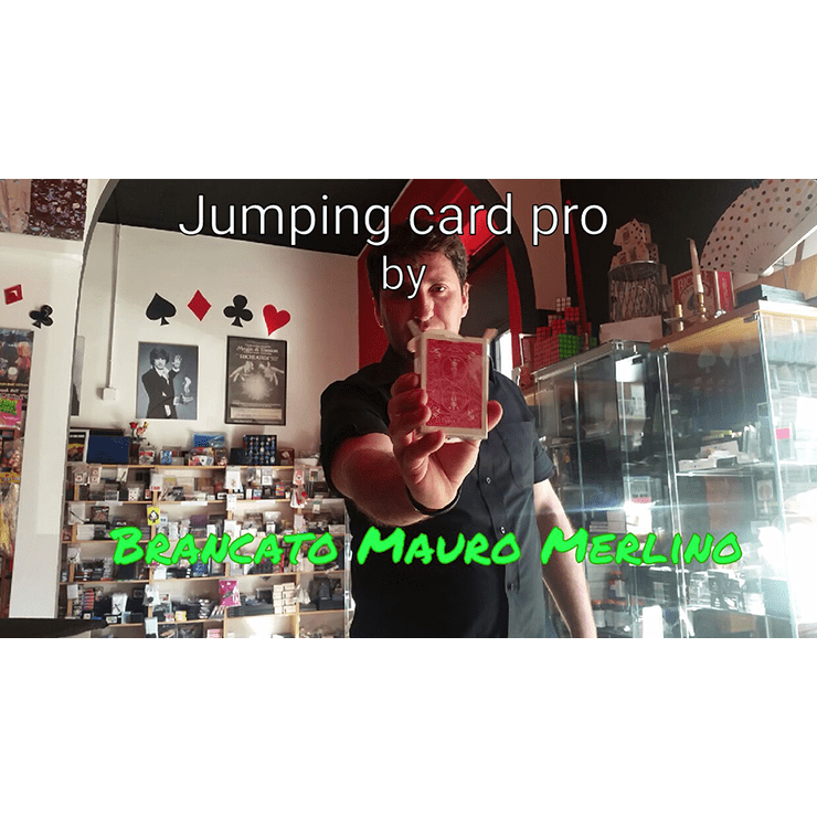 Jumping Card Pro by Brancato Mauro Merlino (magie di merlino) video DO