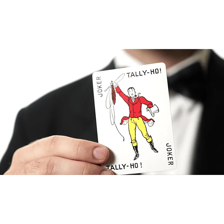 White Tally-Ho (Fan Back) Playing Cards