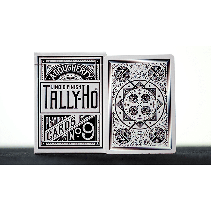 White Tally-Ho (Fan Back) Playing Cards