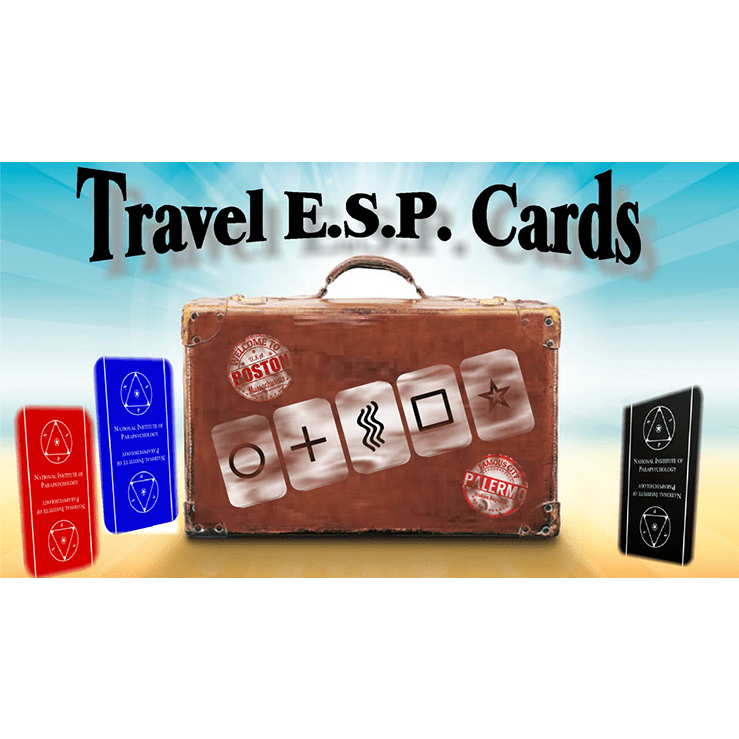 Travel ESP Cards Black (Gimmicks and Online Instructions) by Paul Carnazzo - Trick