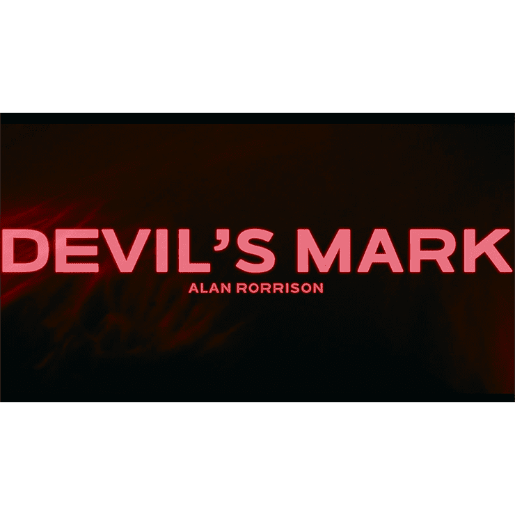 Devil's Mark (DVD and Gimmicks) by Alan Rorrison - DVD