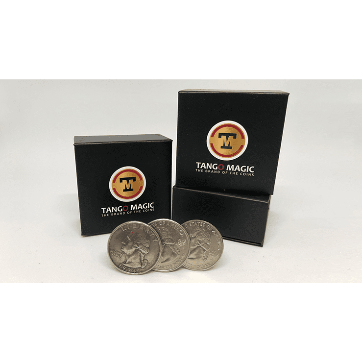 Triple TUC Quarter (D0182) Gimmicks and Online Instructions by Tango - Trick